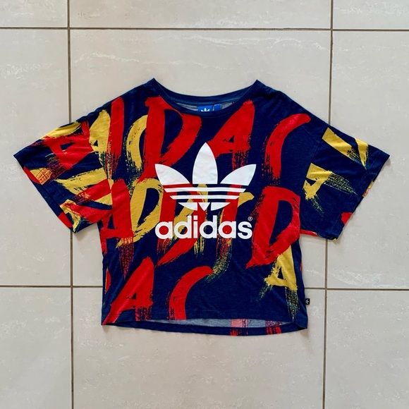 ADIDAS Loose Relaxed Printed T-Shirt | Size XS - Picture 1 of 7